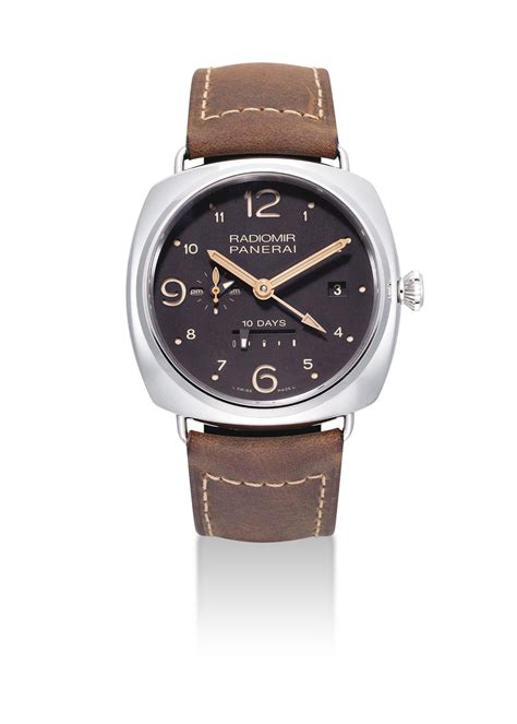 panerai 6630|Panerai. A large stainless steel limited edition automatic cushion .